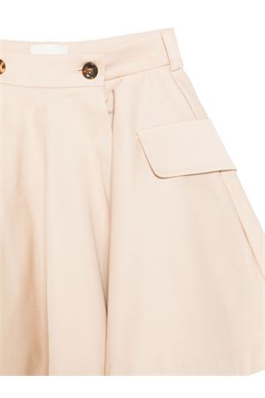 gonna in cotone beige FENDI KIDS | JFE196AS5YF1P2N